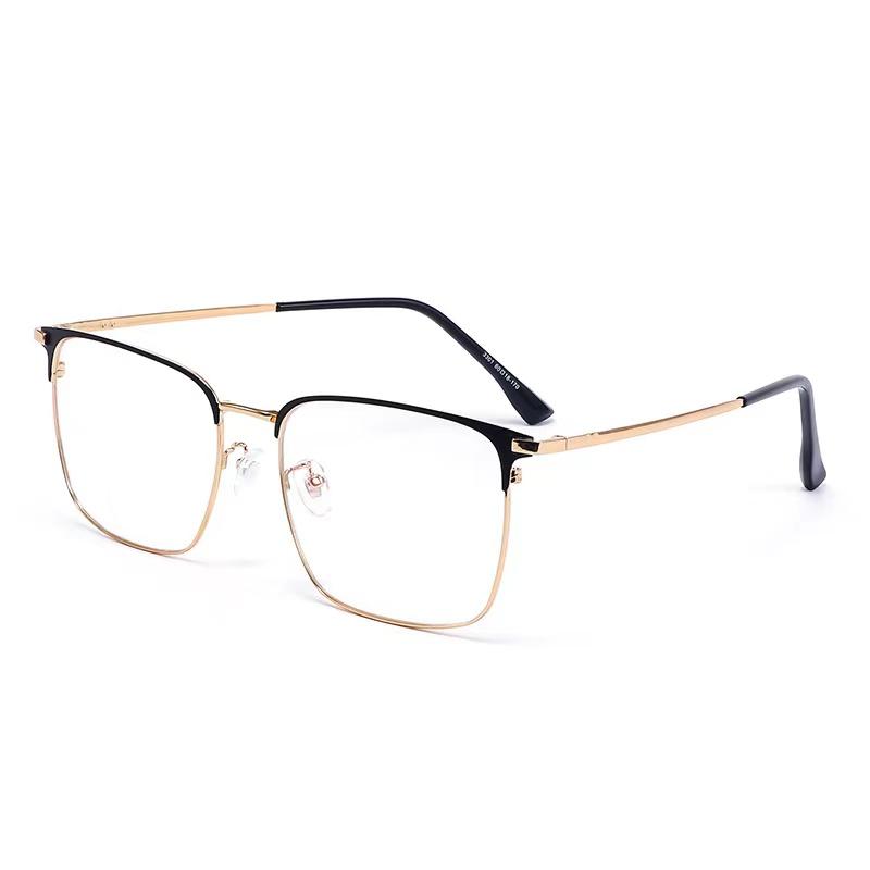 Moojolo 60mm Breite Front Große Gesichtsform Dicke Brillenrahmen Herren Korrektionsbrillen Titanlegierung Brillen Myopie Brillen 3301