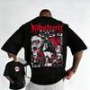 Ghost Slayer Anime Ghost Dance Tsuji Wushou Herren und Damen Freizeit T-Shirt Sommer Baumwoll T-Shirt