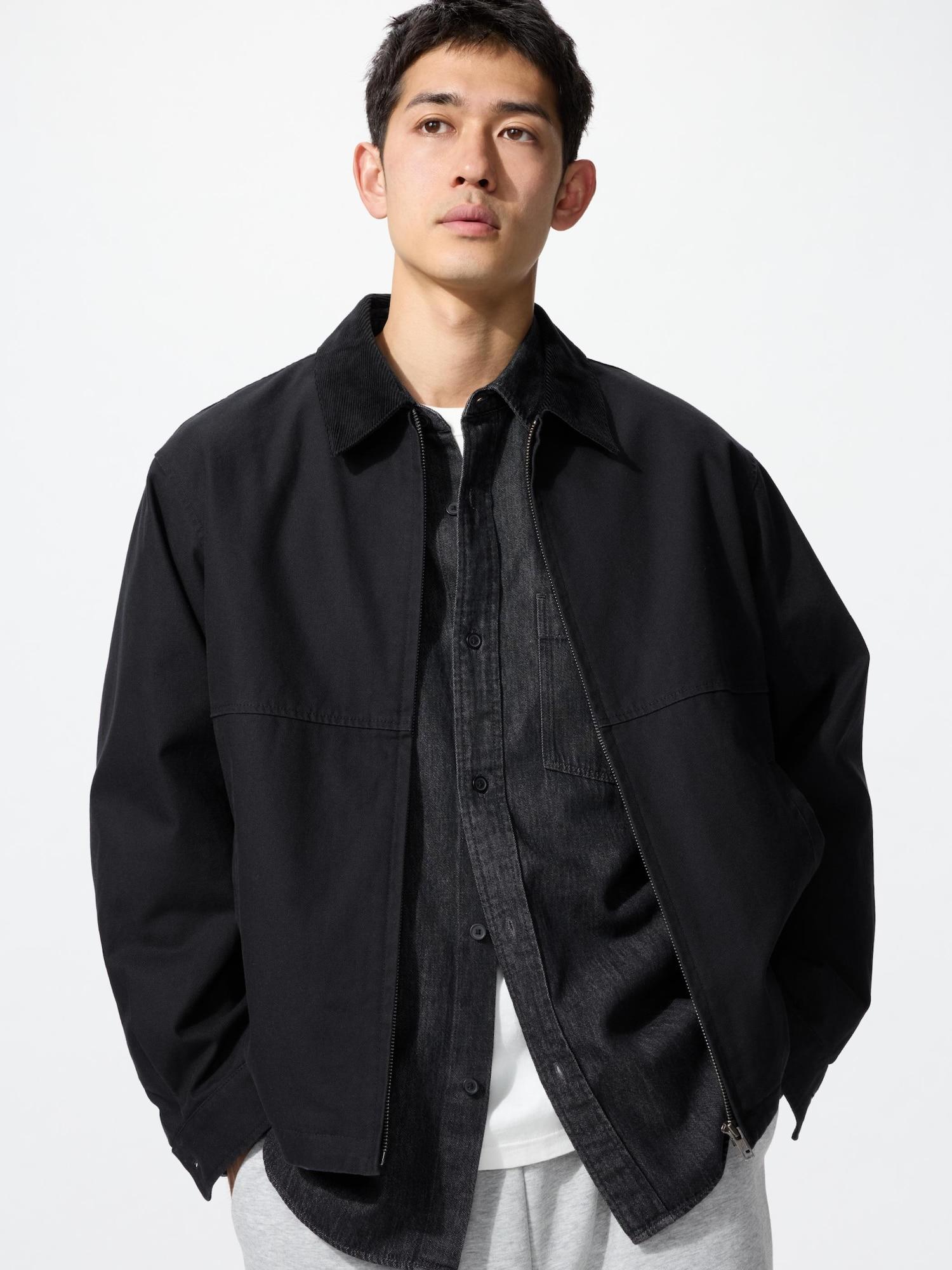 

Короткий блузон Uniqlo Zip Up 09 BLACK/UNISEX 3XL