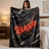 The Clash Print Flannel Blanket Cozy Lightweight Plush Throw Blanket For Bed Sofa Household Use
