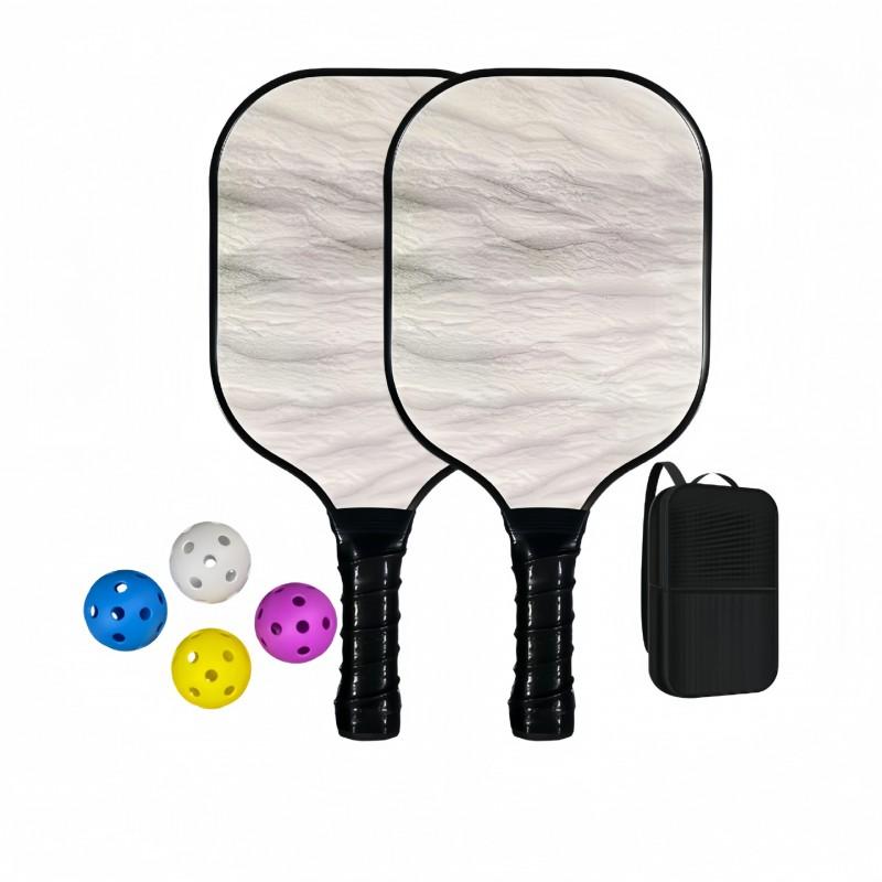 Lightweight Fiberglass Pickleball Paddles Full Set Training Equipment