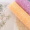 50cmx4yard Roll Beautiful Silk Screen Flower Packaging Gauze Snow Dot Yarn Net Bouquet Pack Gift Wrappging Soft Clear roll Yarn