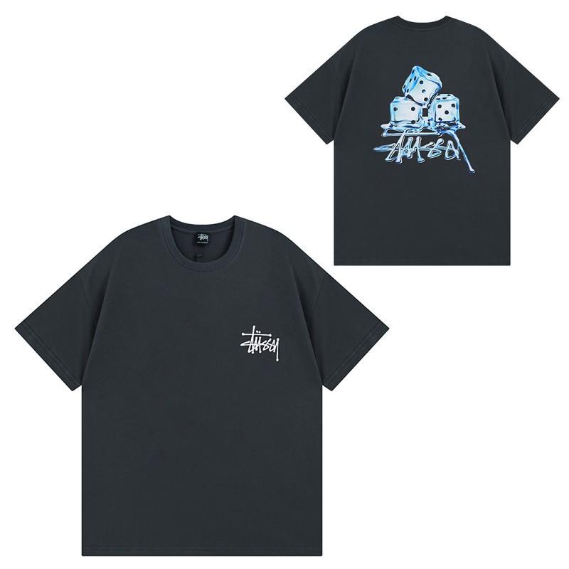 Camiseta de Algodón Streetwear para Hombre y Mujer Corte Holgado Manga Corta Camiseta Gráfica Casual Unisex Cuello Redondo