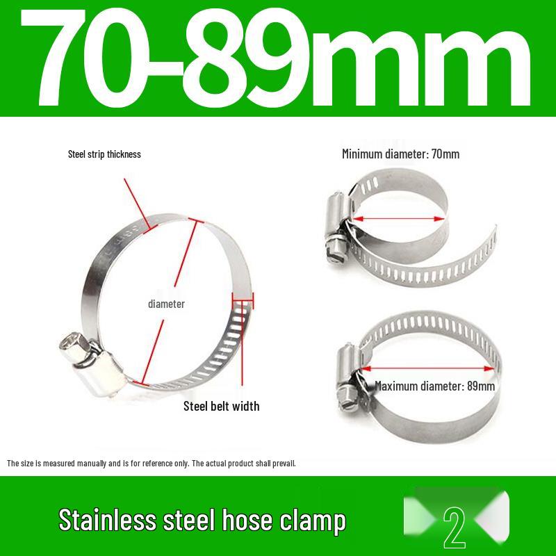 201 Edelstahl Schlauchschelle für Rohre