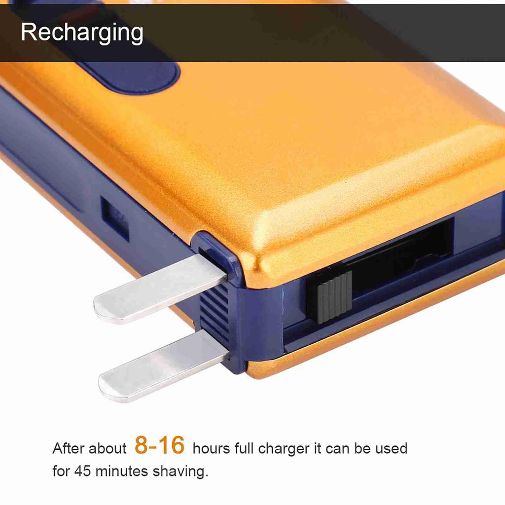 Men Rechargeable Shaver Electric Razor Sideburn Trimmer Classical Beard Shaver Men Care