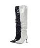 Ssimeez Slouch String Boots Heel (White)