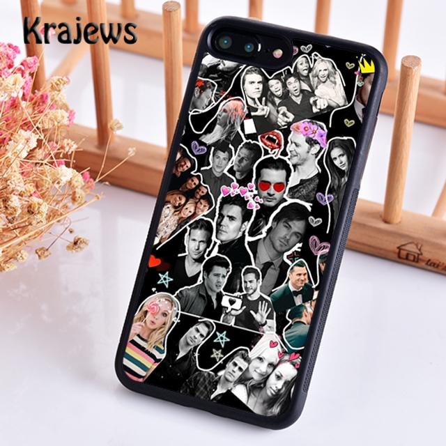 Krajews The Vampire Diaries TEAM DAMON Weiche Handyhülle Für iPhone 17 Air 16 15 14 plus 11 12 13 pro max Hülle Fundas