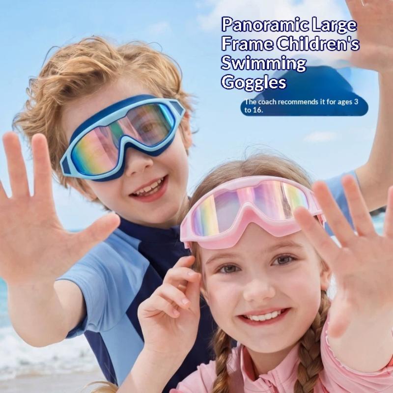 Professional Children Swimming Goggles Caps Waterproof Diving Goggles Anti Fog Competition Training Swimming For Boys Girls