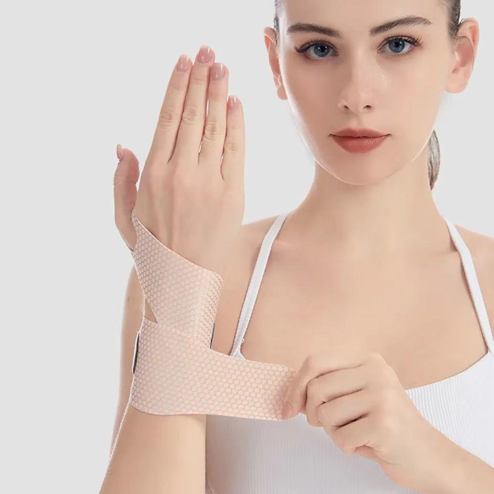Breathable Fabric Wrist Compression Band Lightweight Wrist Support Wrap Fitness Training