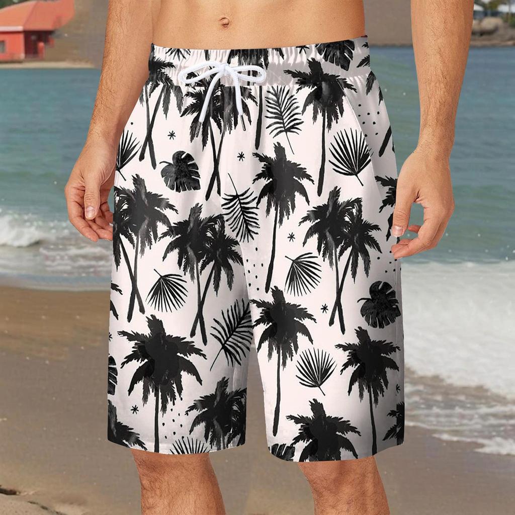 Hawaiian Style 3d Printed Summer Men'S Shorts Quick Dry Swimming Shorts Oversized Casual Beach Pants Fashion Trend Men Clothing