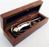 Bosun's Whistle Boatswains Pipe with Neck Chain Nautical Brass Finish Item