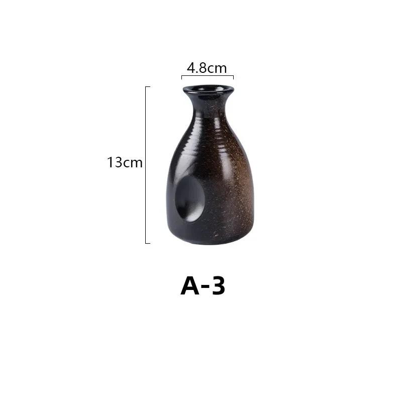 Japanese Sake Kettle Household Ceramic Baijiu Dispenser Baijiu Bottle Wine Cup Bar Restaurant Drinking Supplies Accessories