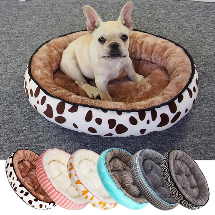 Dropshipping Long Faux Fur Pet Bed Comfortable Waterproof Plush Donut Round Dog Bed Soft Washable Cat Bed Removable Pet Cushion