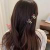 Little Grab Clip Rhinestone Hairpin Korean Style Headwear Cherry Hair Claw Female Hair Accessories
