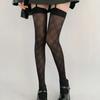 Sexy Long Tube Stockings Black Silk Women's Autumn Style JK Black Stockings Diamond Patterned Tights for Women