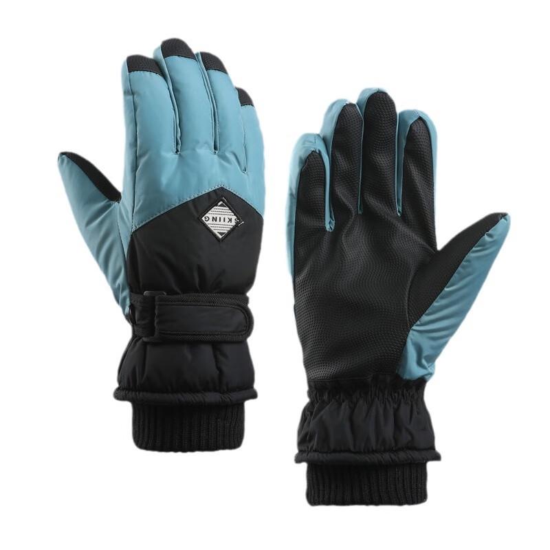 Cute Plush Winter Waterproof Ski Gloves
