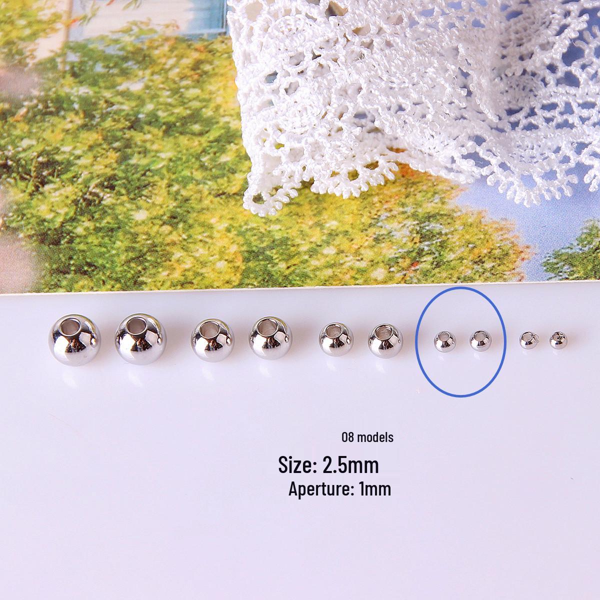 

Бусины с сохраняющим цвет покрытием из 18-каратного золота: Маленькие круглые бусины-разделители с золотым наполнением для изготовления украшений своими руками и браслетов ручной работы.