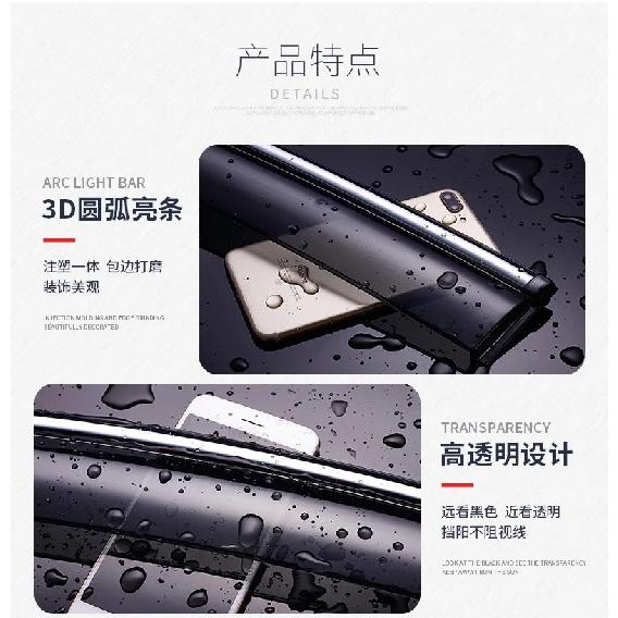 Suitable for 2009-2014 Lotus L3 racing sun and rain shield injection molded window rain shield and rain shield modification