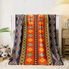 Aboriginal Embroidery Art Printed Blanket Warm Soft and Comfortable Home Travel Blanket Sofa Bedding Cover Blanket Holiday Gifts