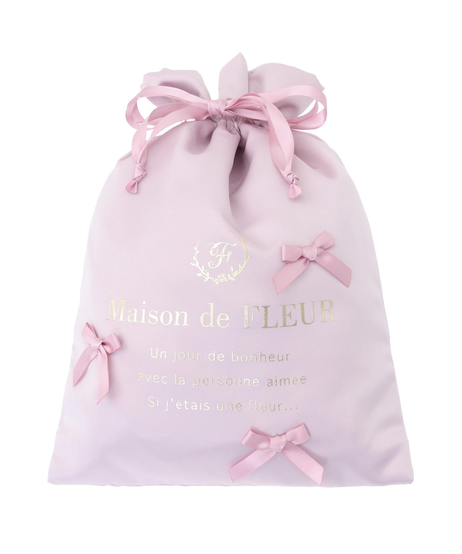 

де Мешочки и Сумки на шнурке Эксклюзивная сумка на шнурке EC для Розового [Maison Fleur] Женщины, розовый