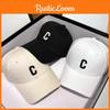 Baseball C Letter Cap Embroidered Hardtop Unisex Spring Summer Duckbill Cap