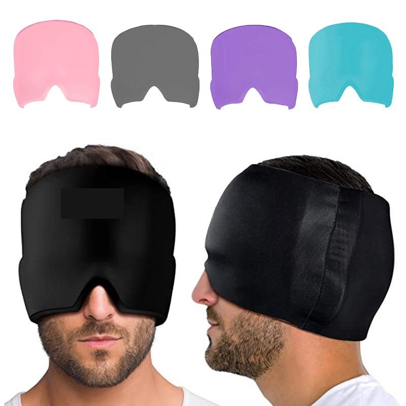 Opaska na głowę na migrenę lód ciepło żel chłodzący owijka na głowę na ból głowy