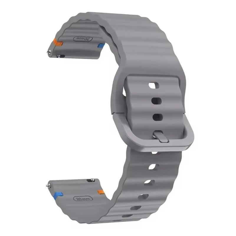 22mm 20mm Silikonarmband für Samsung Galaxy Watch 7 6 5 4 44mm 40mm 6 Classic Active 2 Sportarmband für Huawei Gt Uhrenarmband
