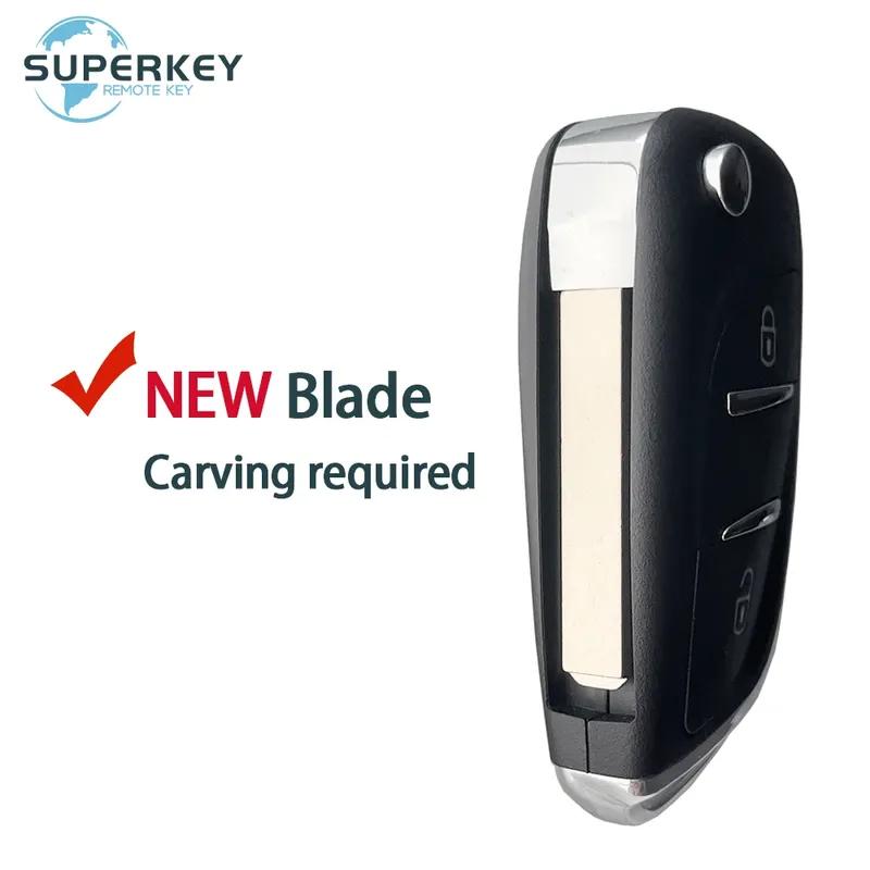 Modified For Citroen C2 C3 C4 C5 Berlingo For Peugeot 107 207 307 307S 308 407 607 Remote Flip Car Key Shell Case Cover