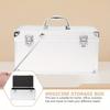 Aluminum Tool Case Multi-Purpose Hard Metal Storage Box for Garage Organization & Toy Storage, Portable Protective Carrying Case