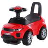 Auto Giocattolo 3 in 1 Spingi con i Piedi per Terra Bambino Piccolo con Clacson Volante NESSUNA BATTERIA Manuale Scomparto Sotto il Sedile Design Sicuro per Bambini da 1 a 3 Anni Rosso