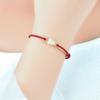 Hand Braided Red Lucky Bracelets For Couples Imitation Jade Calabash Cinnabar Beads Bracelet Good Fortune Bangles  Year Gift