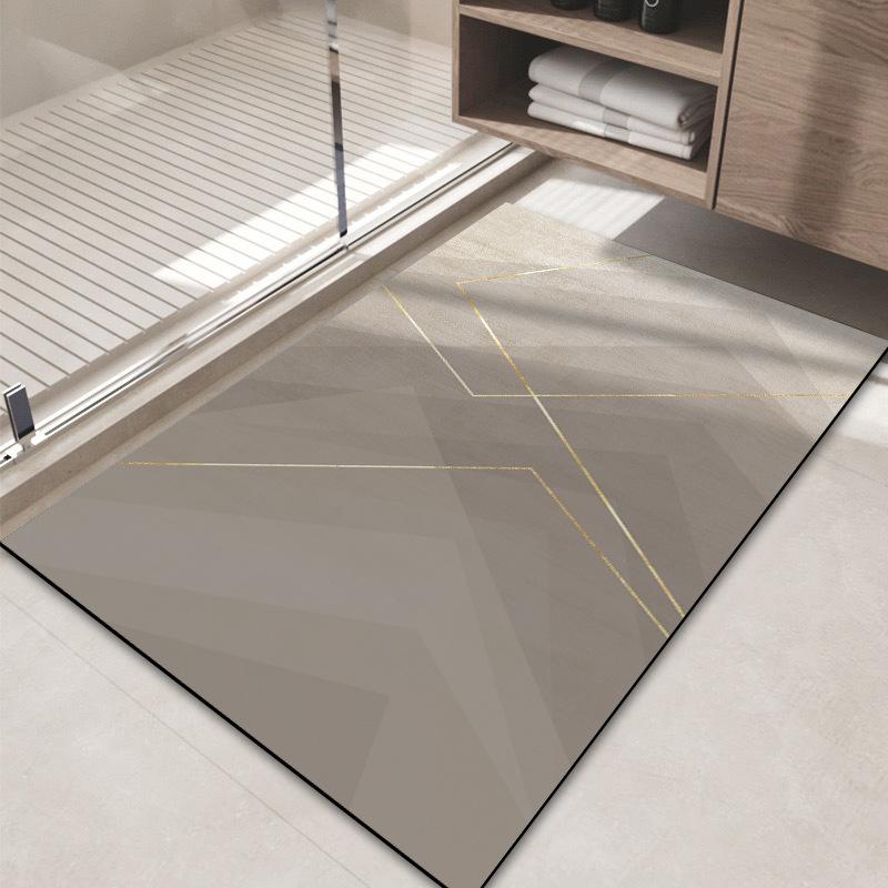 Bathroom Mat Bathroom Absorbent Mat Quick Drying Mat Toilet Door Mat