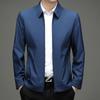 Men's Counter 2025 Spring/Autumn Business Casual Jacket - Middle-aged Executive Turn-down Collar Outerwear