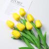 1pcs Bouquet Silicone Artificial Tulip Wedding Home Decoration Bouquet with Stems for Home Wedding Decoration