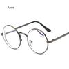0-1-1.5-4 Round Myopia Glasses Metal Myopic Eyeglasses Women Men Prescription Nearsighted Eyewear Unisex Spectacles Frame