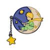 Cute Cartoon Little Prince Moon Star Fairy Tale Enamel Brooch Pin Art Badge Jewelry Decorate Accessories
