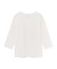 THE COLDEST MOMENT (W) Tcm Henley Neck Three-Quarter Sleeve (White)