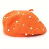 Women S Pearl Plush Beret Hat Vintage Fashion Elegant Lady Hat