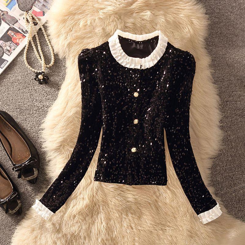 

Elegant Women s Autumn-Winter 2025 Fragrant Wind Suit: Jacket & Skirt Two-Piece Set S [For 80-95 lbs]