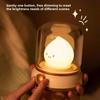 With Night Lamp Flame Shape Cartoon Decorative Led Light Usb Charging Kids Gift