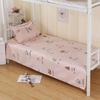 Velvet Single Bed Sheet & Double Quilt Cover for Dormitories in Simple Style