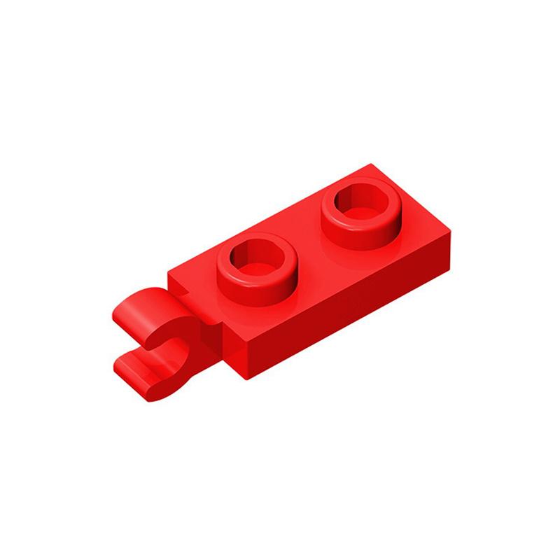 50pcs 63868 42923 Modified 1 x 2 Clip on End Bricks Collections Bulk Modular GBC Toys For Technical MOC DIY Building Blocks Comp