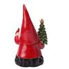 Cute Christmas Santa Claus Statue Resin Dwarfs Figurines Home Ornament Gnome Decor Sculptures  Yard
