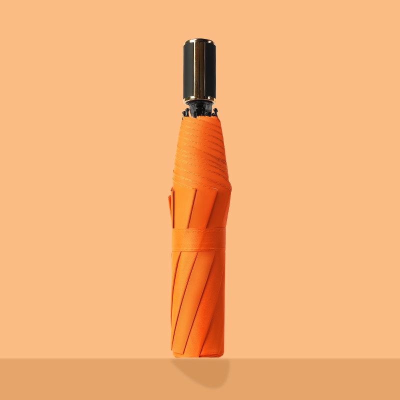 Luxury Fully Automatic Folding Umbrella for Women & Men - Sunshade, Sunscreen, and Business Advertising Parasol.