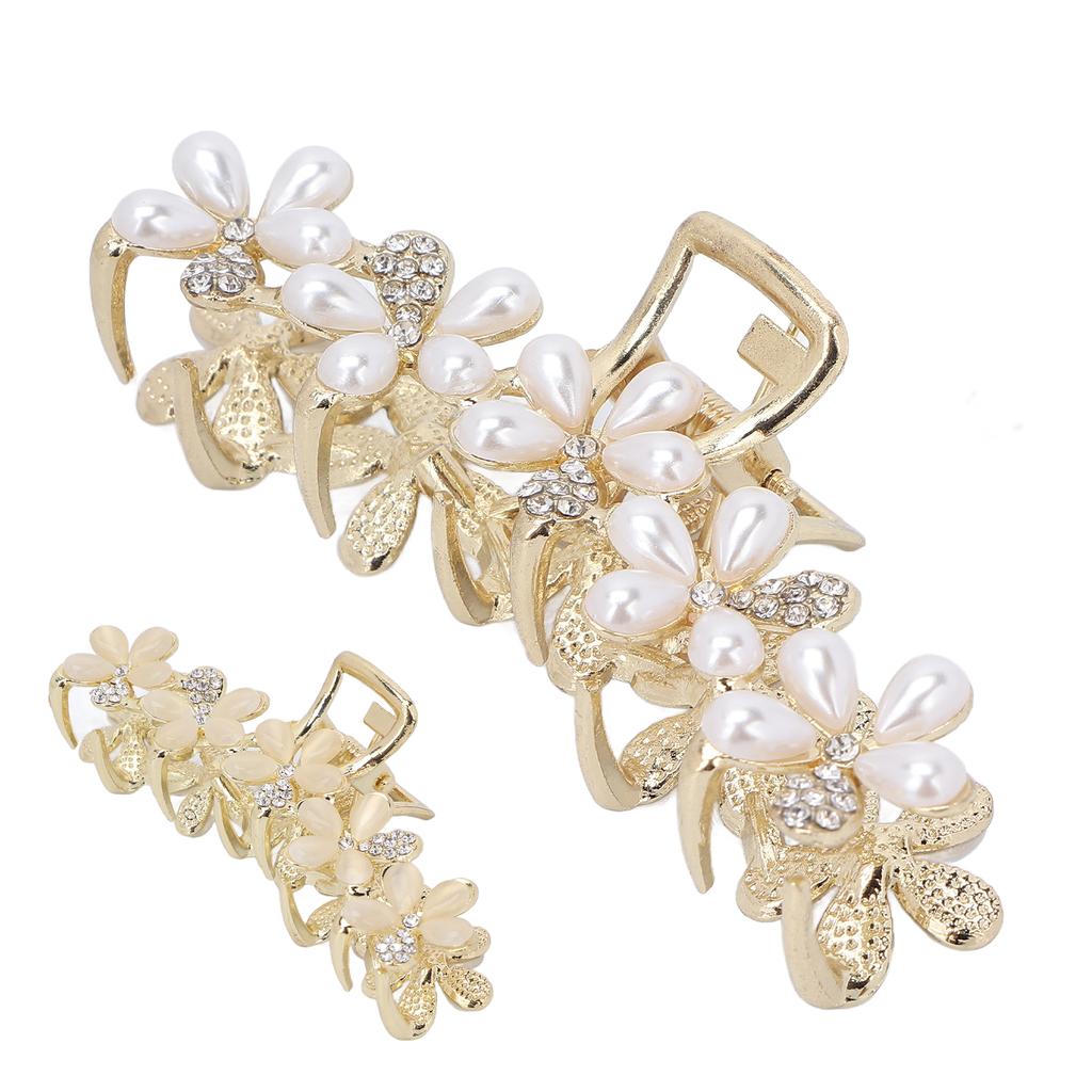 Hair Claws Clips Alloy ABS Hair Clamps Clips Non Slip Hair Catch Jaw Clamp Hair Accessories for Wome