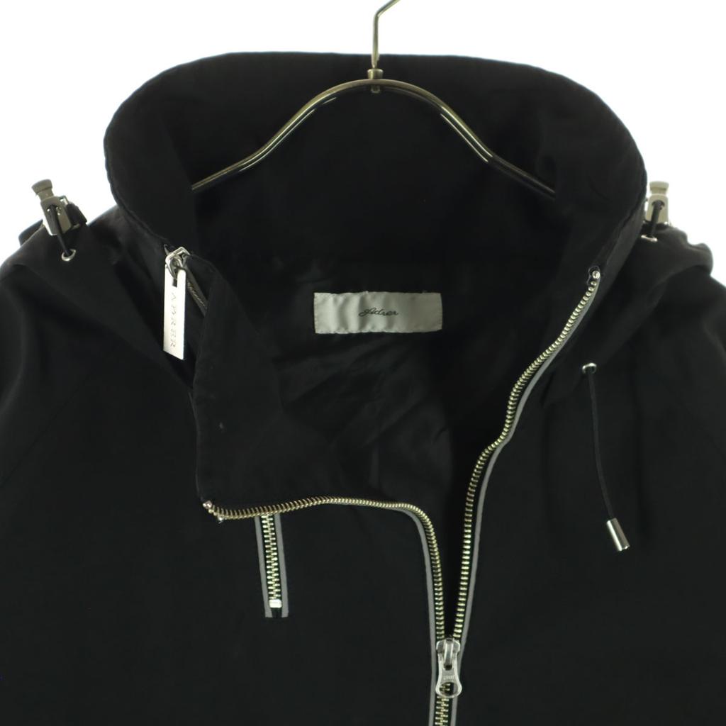 ADRER Long sleeve Zip hoodie M black Men's Used