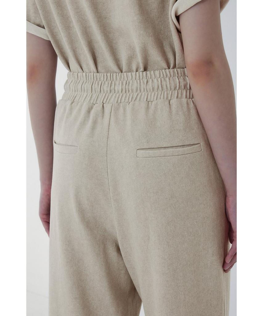 Bobeu Lettering Pigment Wide Pants_Light Khaki 7156230012