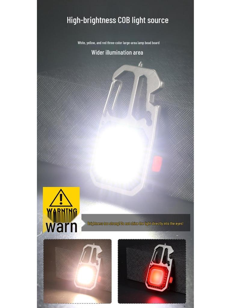 Ultra-Bright LED Keychain Multi-Function Emergency & Outdoor Flashlight
