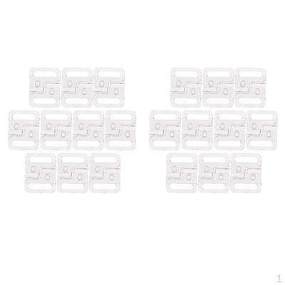 20 Stück/ Bikini-Clips Haken und Schnappverschlüsse 14mm Träger BH-Verschluss Verstellung Versteller