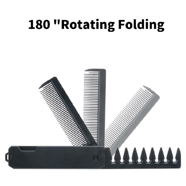 Fine and Wide Tooth Comb Hair Picking Comb Detangling Comb 3 in 1 Folding Comb Travel Pocket Comb Hair Styling Comb